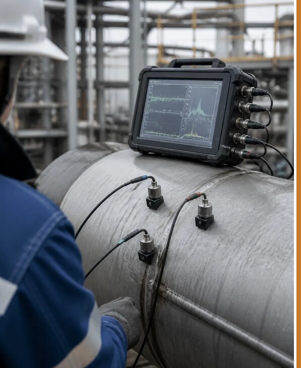 Акустико-эмиссионный контроль оборудования в Тынде